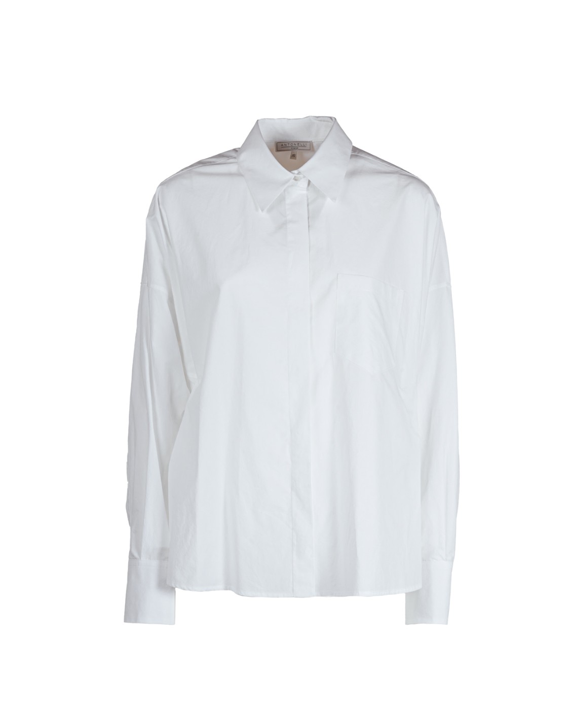 shop ANTONELLI Saldi Camicia: Antonelli camicia "Alfred" in cotone.
Colletto.
Maniche lunghe.
Orlo asimmetrico.
Chiusura con bottoni.
Composizione: 100% Cotone.
Fabbricato in Italia.. ALFRED K1959 109A-020 number 3484589